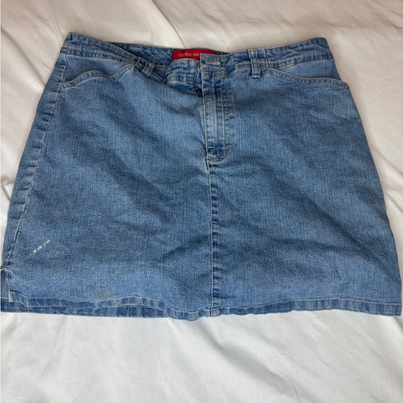 Gloria Vanderbilt Dresses & Skirts - Gloria Vanderbilt Sky Blue Mini Skirt